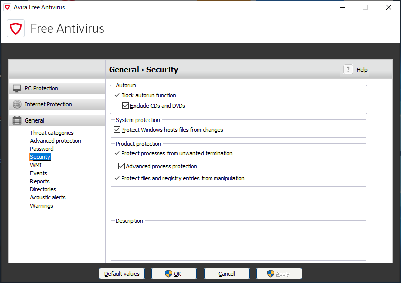 Avira Free Security Suite