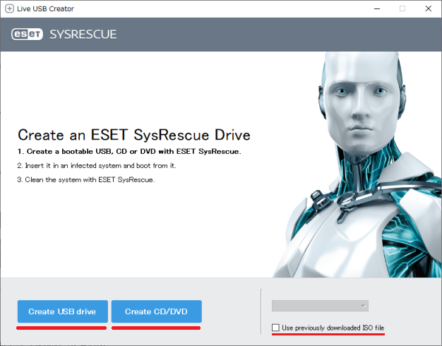 ESET SysRescue Live