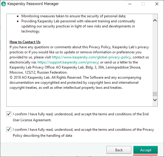 Kaspersky Password Manager