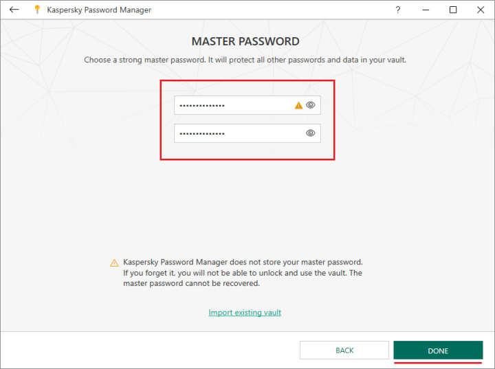 Kaspersky Password Manager