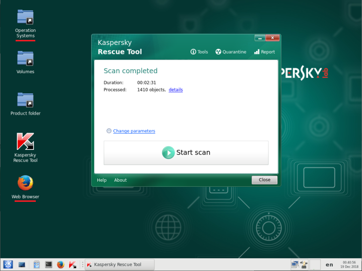 Kaspersky Rescue Disk 