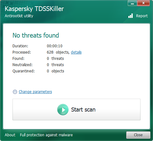 Kaspersky TDSSKiller 