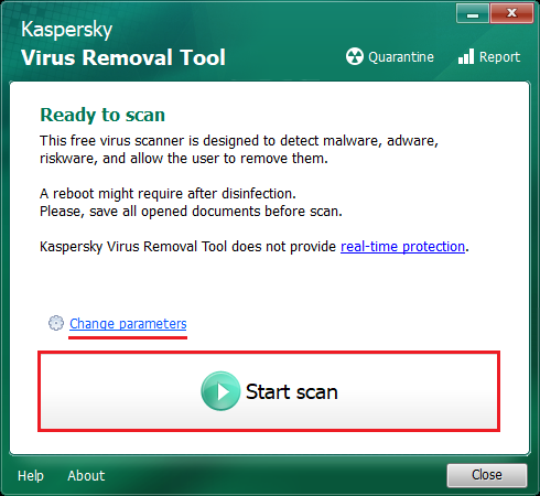 Kaspersky Virus Removal Tool