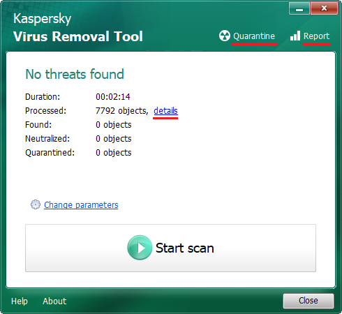 Kaspersky Virus Removal Tool