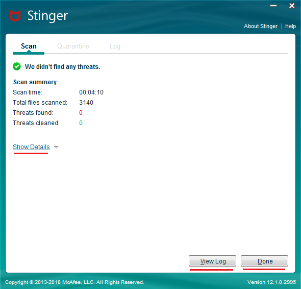 McAfee Stinger