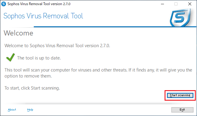 Sophos Virus Removal Tool