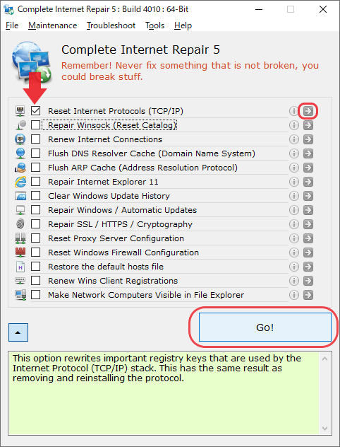 Complete Internet Repair