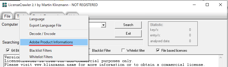 LicenseCrawler