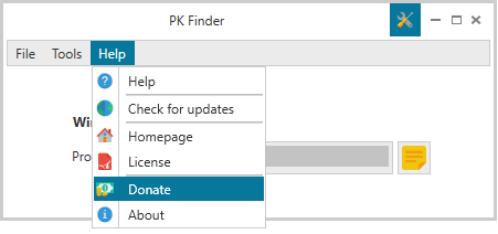 PK Finder