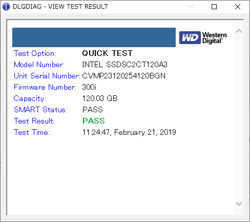 Western Digital Data Lifeguard Diagnostic