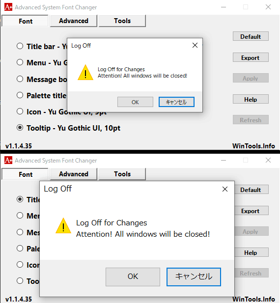 Advanced System Font Changer