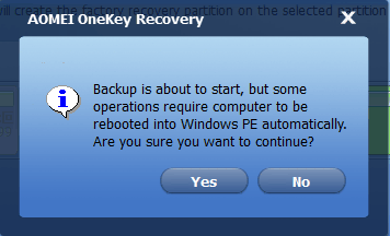 AOMEI OneKey Recovery