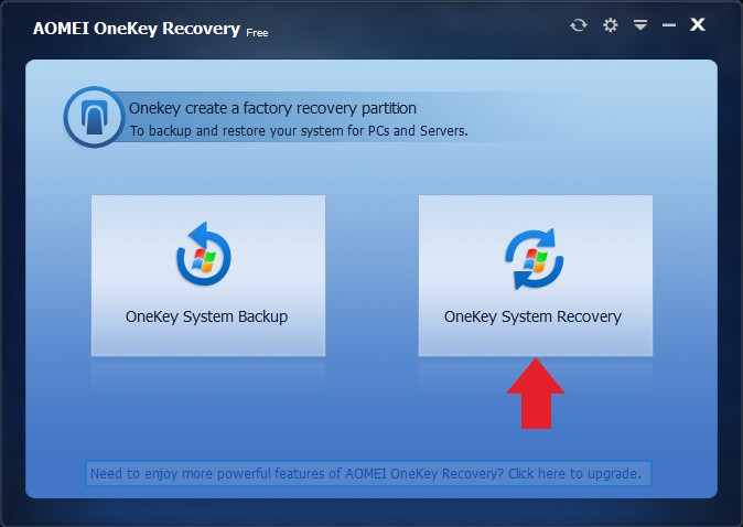 AOMEI OneKey Recovery