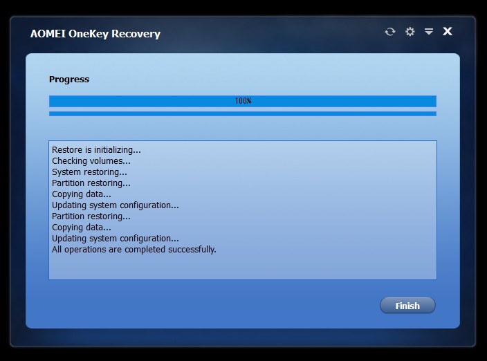 AOMEI OneKey Recovery