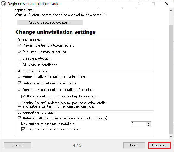 Bulk Crap Uninstaller