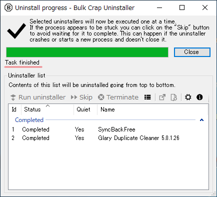 Bulk Crap Uninstaller