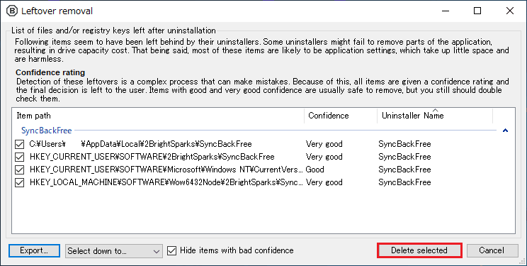 Bulk Crap Uninstaller