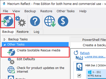 Macrium Reflect Free Edition