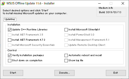 WSUS Offline Update