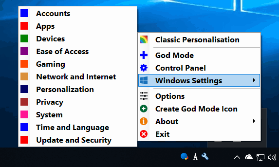 Win10 All Settings