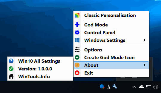 Win10 All Settings