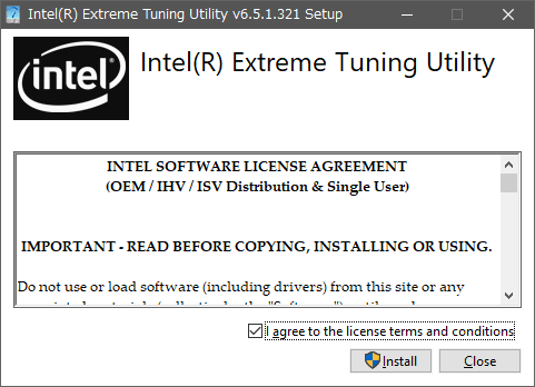 Intel Extreme Tuning Utility