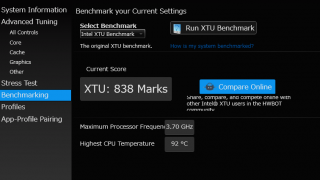 Intel Extreme Tuning Utility