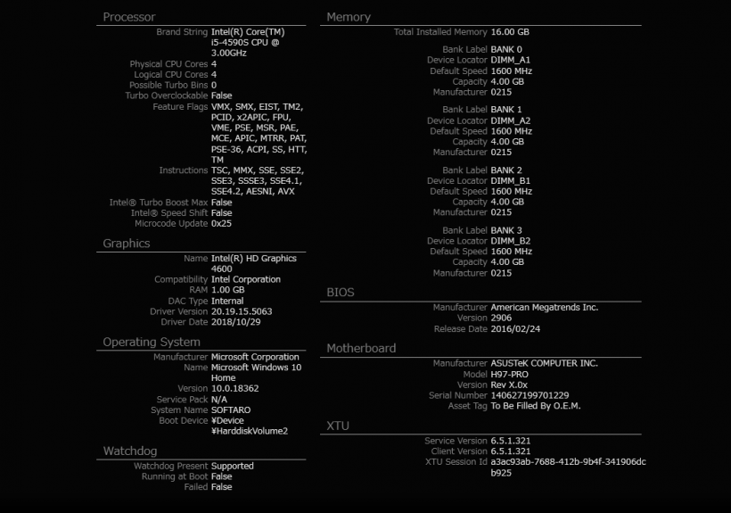 Intel Extreme Tuning Utility