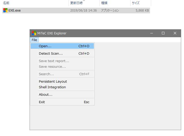 MiTeC EXE Explorer