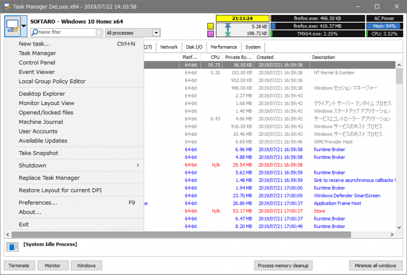 MiTeC Task Manager Deluxe