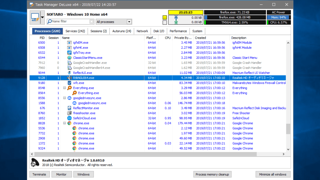 MiTeC Task Manager Deluxe