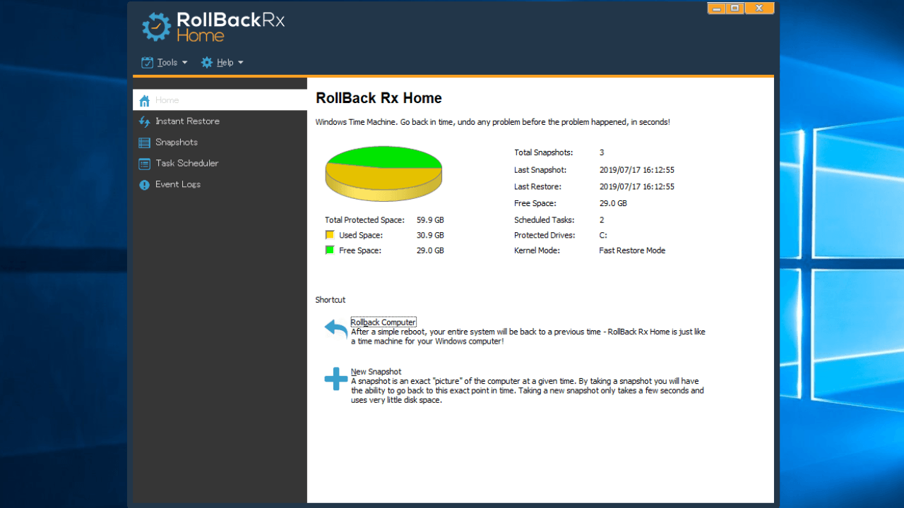 RollBack Rx Home