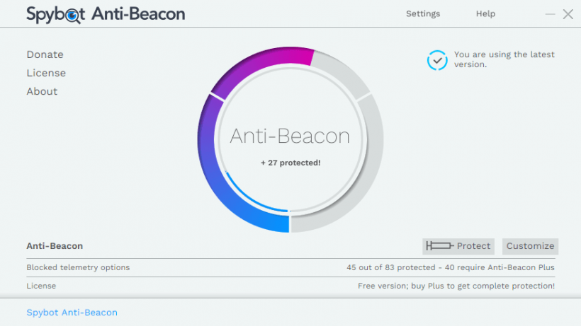 Spybot Anti-Beacon