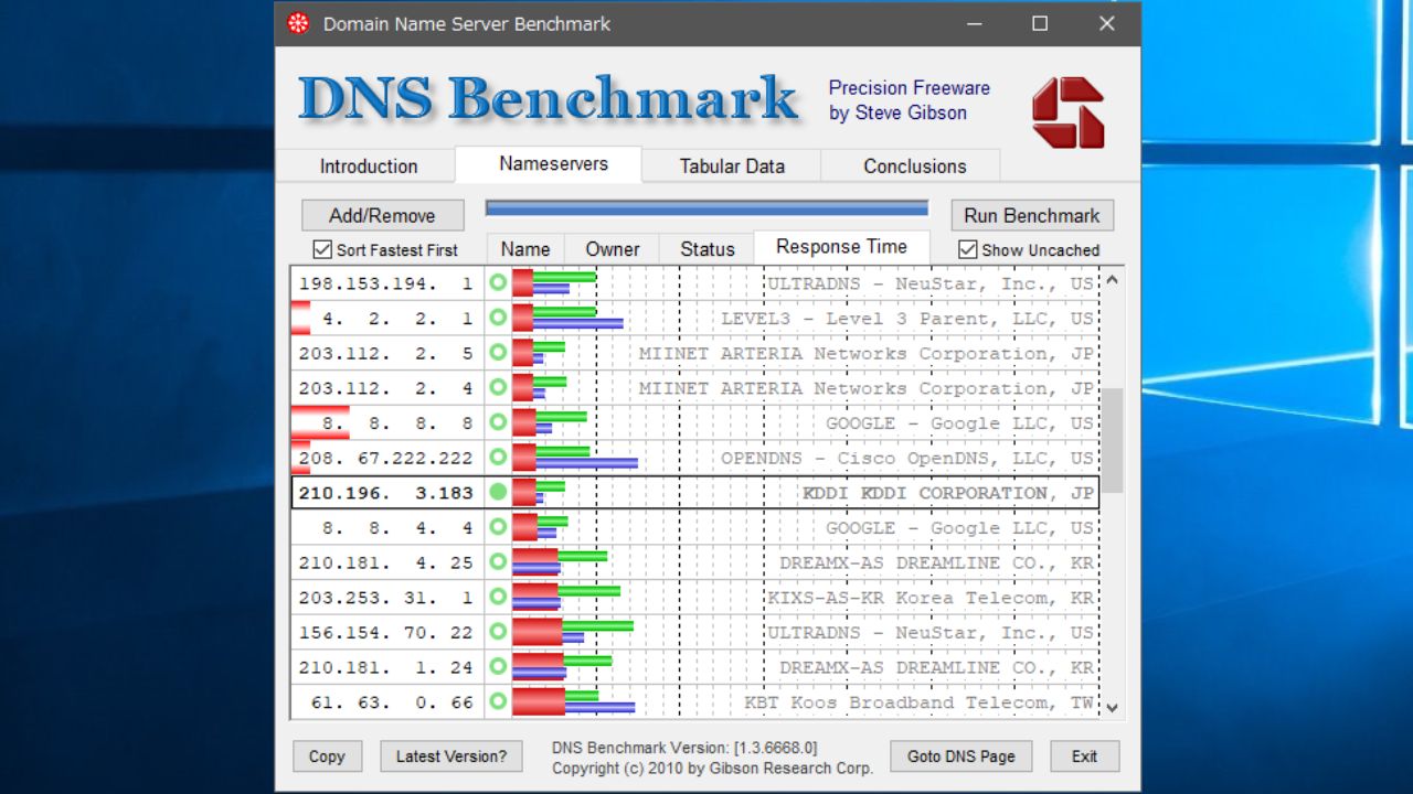 DNS Benchmark