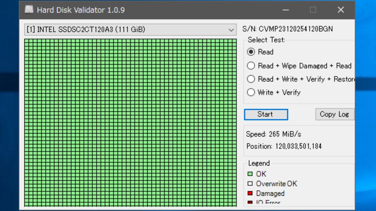 Hard Disk Validator