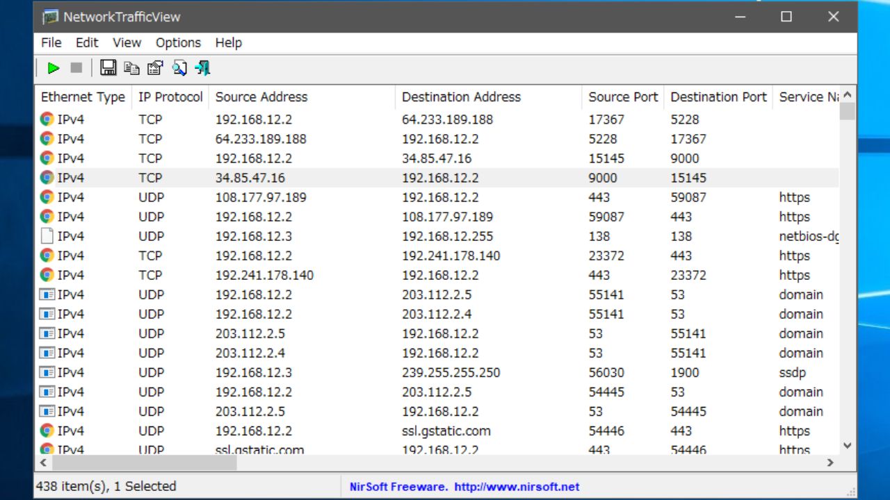 NetworkTrafficView