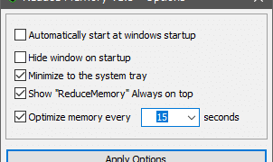 Reduce Memory