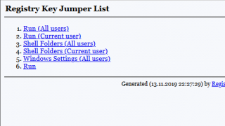 Registry Key Jumper