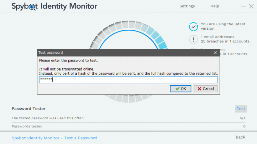 Spybot Identity Monitor