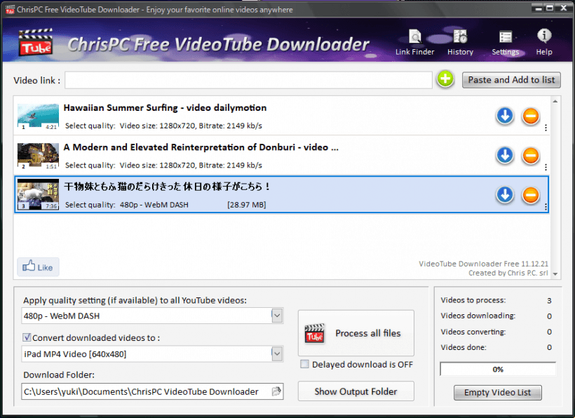 ChrisPC Free VideoTube Downloader