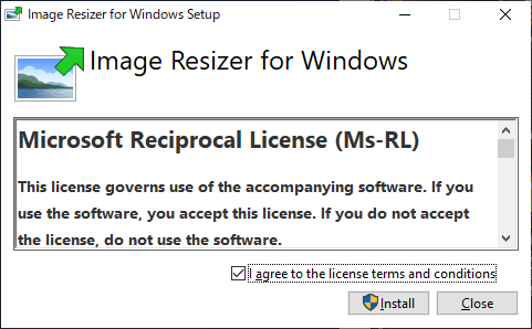 Image Resizer for Windows