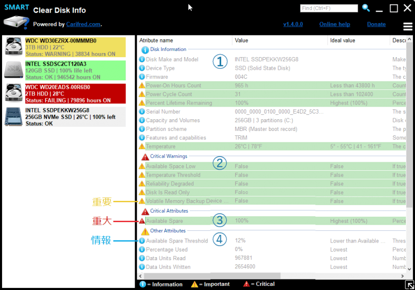 Clear Disk Info