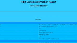 HiBit System Information