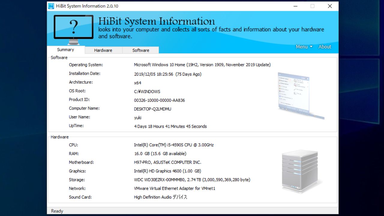 HiBit System Information