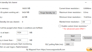 Intelligent Standby List Cleaner