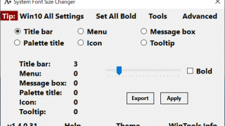 System Font Size Changer