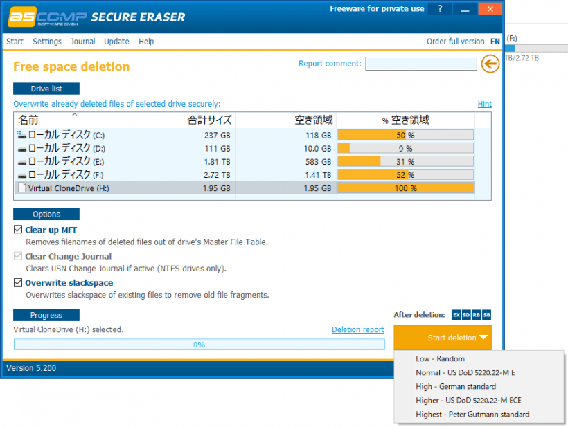 Secure Eraser