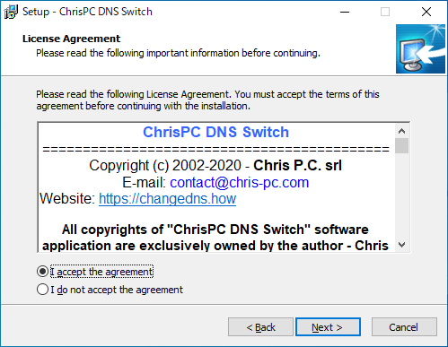 ChrisPC DNS Switch