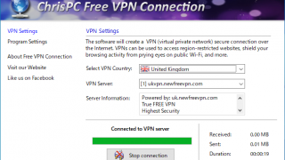 ChrisPC Free VPN Connection