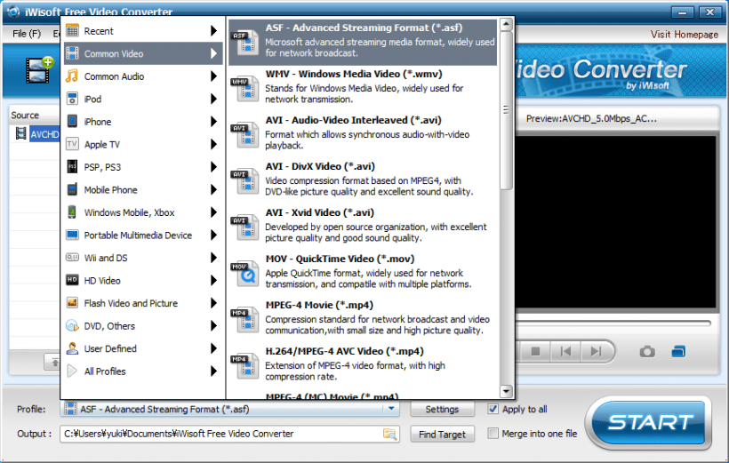 iWisoft Free Video Converter